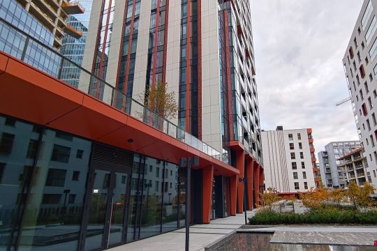 Towarowa Towers jesienią